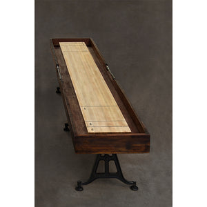 Shuffleboard Burnt Umber Wood Gaming Table