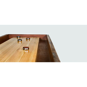 Shuffleboard Burnt Umber Wood Gaming Table