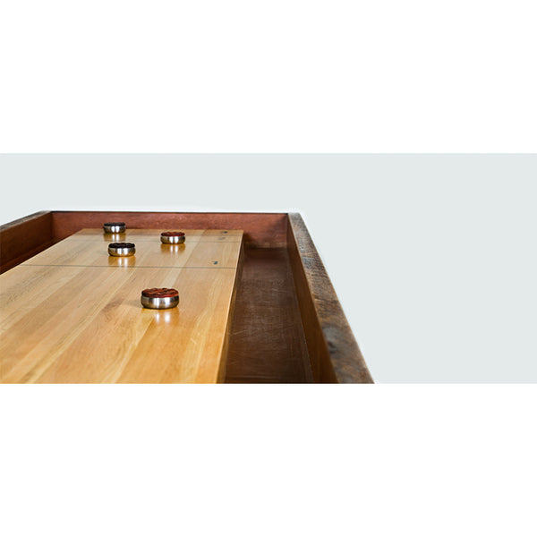 Shuffleboard Burnt Umber Wood Gaming Table