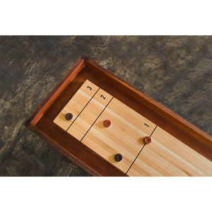 Shuffleboard Burnt Umber Wood Gaming Table