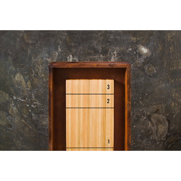 Shuffleboard Burnt Umber Wood Gaming Table