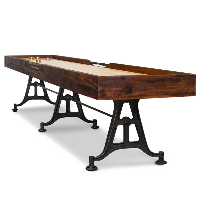 Shuffleboard Burnt Umber Wood Gaming Table
