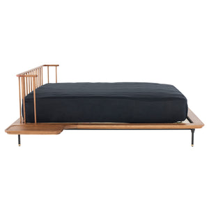Distrikt Bed Hard Fumed Wood Queen Bed