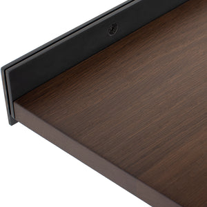 Drift Smoked Wood Display Shelving