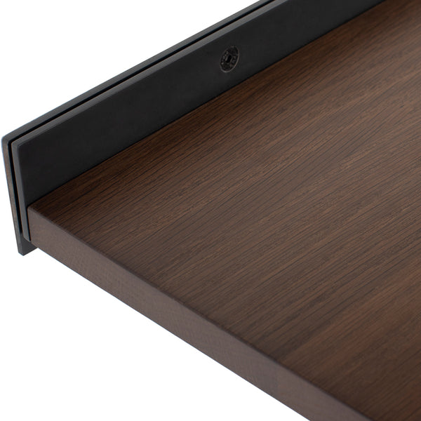 Drift Smoked Wood Display Shelving