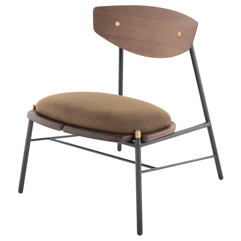 Kink Smoked Wood Occasional Chair