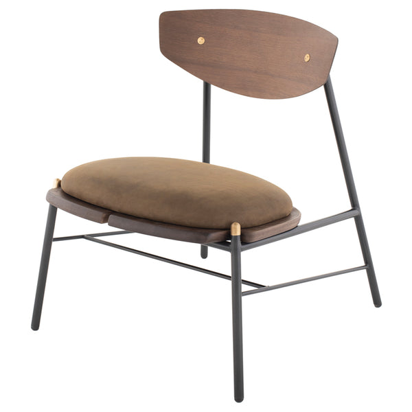 Kink Smoked Wood Occasional Chair