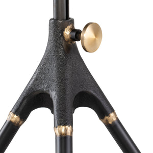 Akron Jin Green Leather Counter Stool