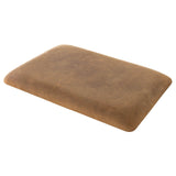 Stacking Bench Umber Tan Leather Cushion Bench