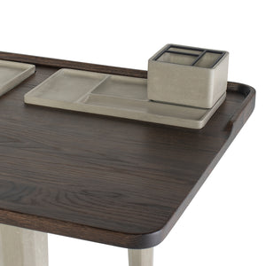 Salk Seared Wood Desk Table