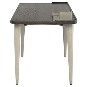 Salk Seared Wood Desk Table