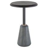 Exeter Black Wood Side Table