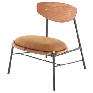 Kink Hard Fumed Wood Occasional Chair