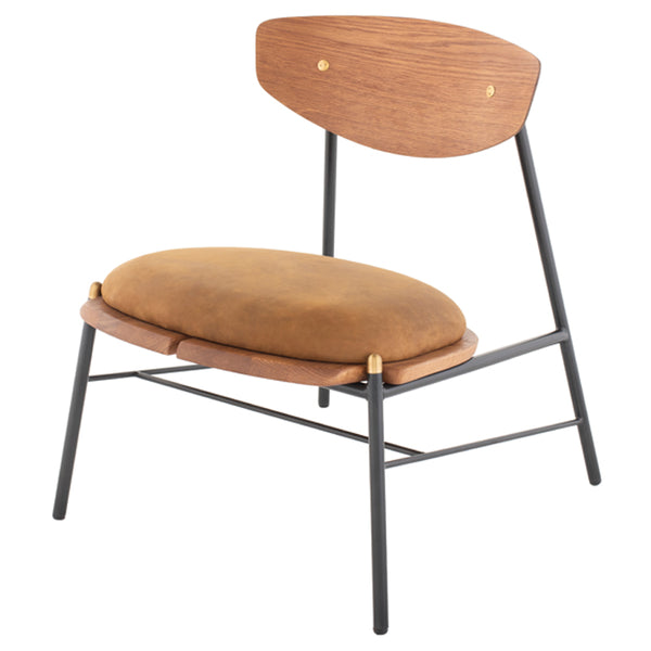 Kink Hard Fumed Wood Occasional Chair