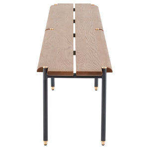 Stacking Bench Hard Fumed Wood Occasional Bench