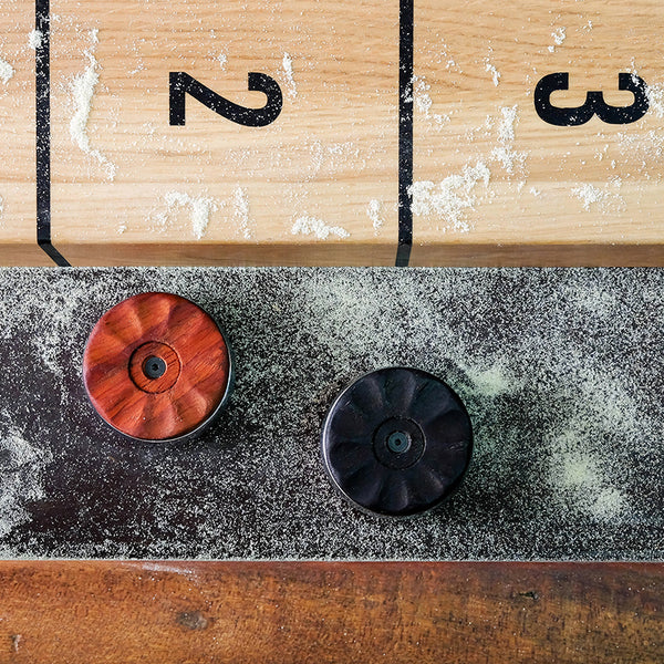 Shuffleboard Burnt Umber Wood Gaming Table