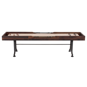 Shuffleboard Burnt Umber Wood Gaming Table