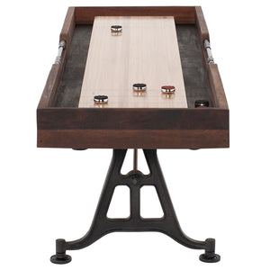Shuffleboard Burnt Umber Wood Gaming Table