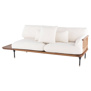 Distrikt Fumed Wood Triple Seat Sofa