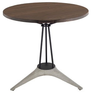 Kahn Seared Wood Bistro Table