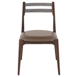 Assembly Sepia Leather Dining Chair