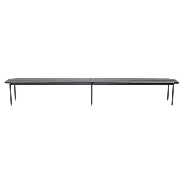 Stacking Bench Black Wood Occasional Bench