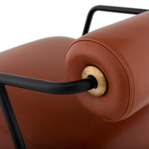 Cyrus Cordova Leather Occasional Chair