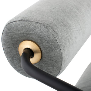 Cyrus Limestone Fabric Occasional Chair