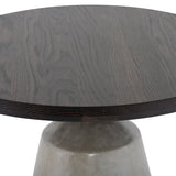 Exeter Seared Wood Side Table