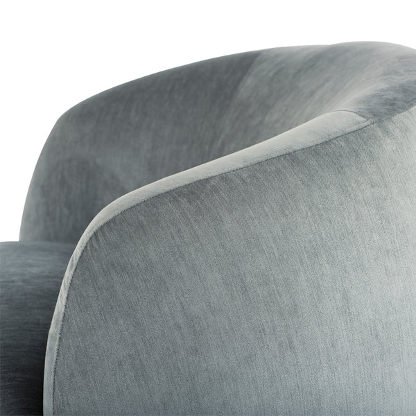 Orbit Limestone Fabric Occasional Chair