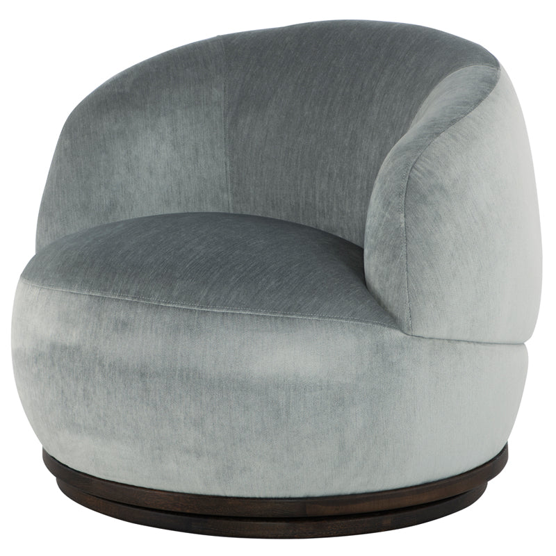 Orbit Limestone Fabric Occasional Chair