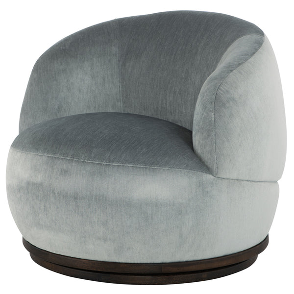 Orbit Limestone Fabric Occasional Chair