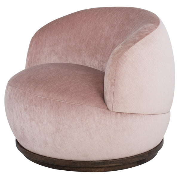 Orbit Petal Fabric Occasional Chair