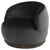 Orbit Pewter Fabric Occasional Chair