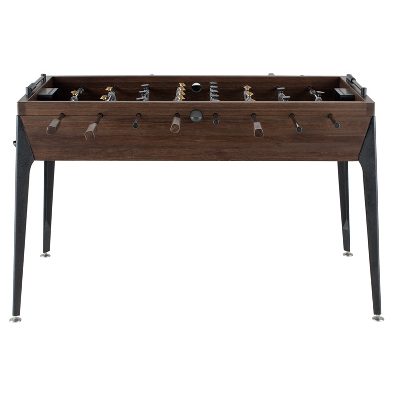 Foosball Smoked Wood Gaming Table