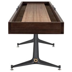 Shuffleboard Smoked Wood Gaming Table
