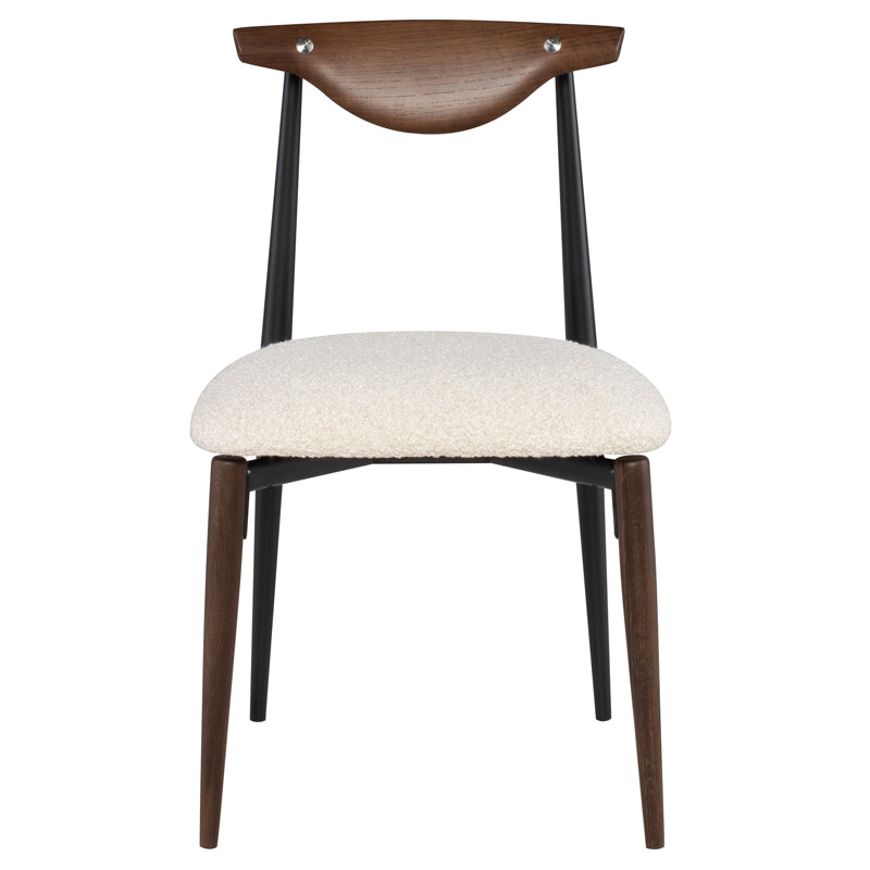 Vicuna Boucle Beige Fabric Dining Chair