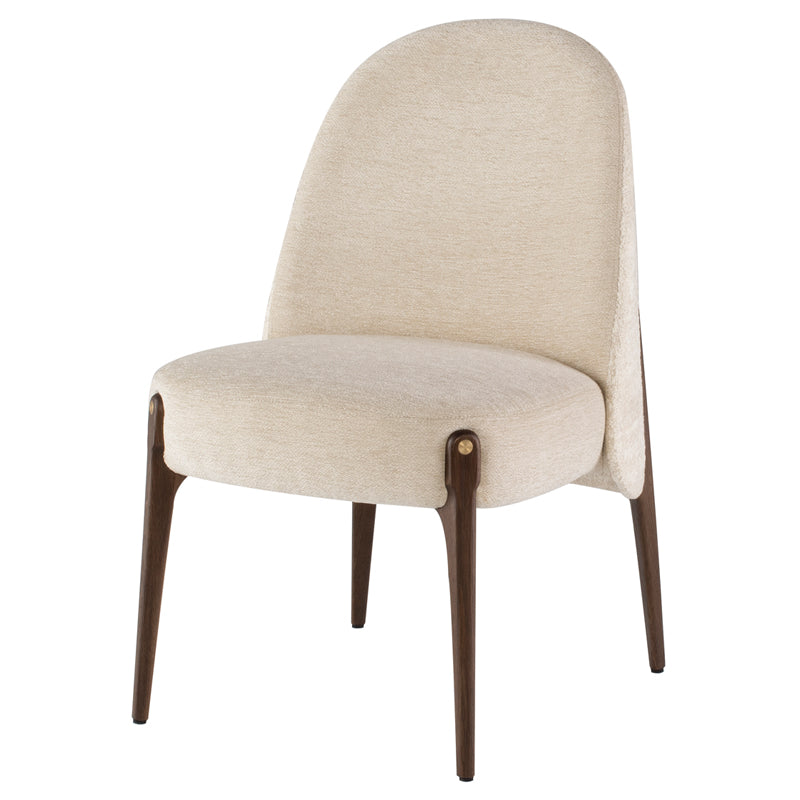 Ames Gema Pearl Fabric Dining Chair