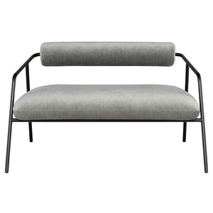 Cyrus Limestone Fabric Double Seat Sofa