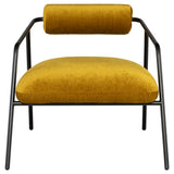 Cyrus Gold Fabric Occasional Chair