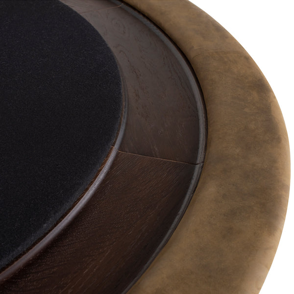 Poker Table Smoked Wood Gaming Table