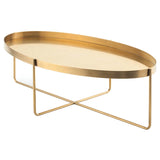 Gaultier Gold Metal Coffee Table