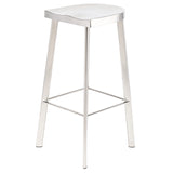 Icon Silver Metal Counter Stool
