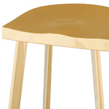 Icon Gold Metal Counter Stool