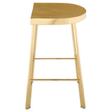 Icon Gold Metal Counter Stool