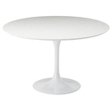 Echo White Wood Dining Table