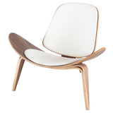 Artemis White Leather Occasional Chair