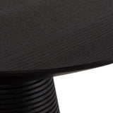 Anika Black Wood Side Table