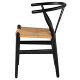 Alban Black Wood Dining Chair
