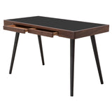Matte Black Polymer Desk Table